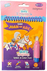 God’s Princesses: Splash & Color Fun Water Reveal Book - Saint Joan of Arc